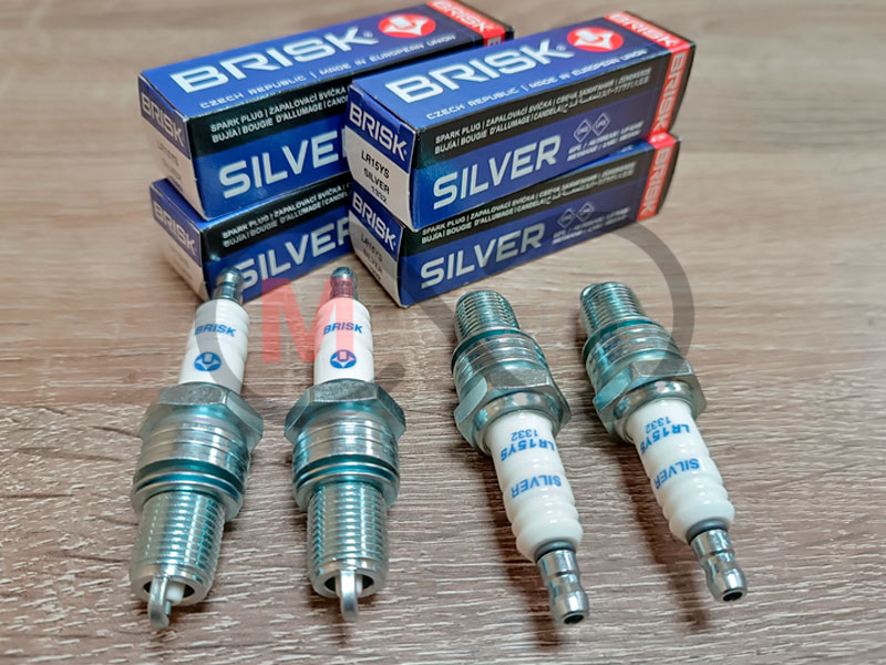Свічка запалювання BRISK silver LR15YS (1332) ВАЗ 2101-2110 8 кл