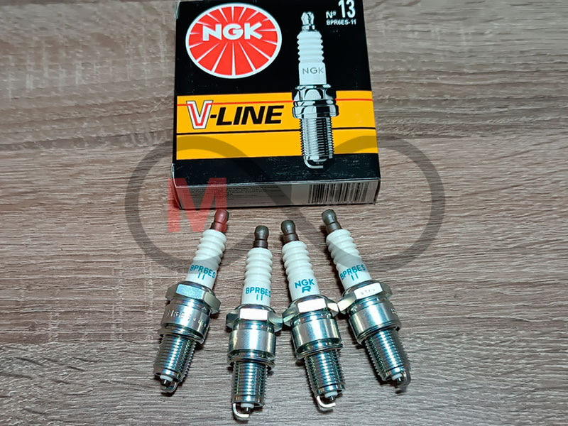 Свечи зажигания NGK V-Line 13 BPR6ES-11 (5339) (8 клап.) к-кт 4шт