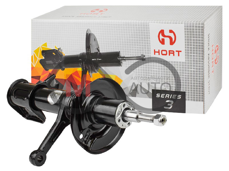 Стойка передняя правая разборная Приора (масло), HORT (HA30170)