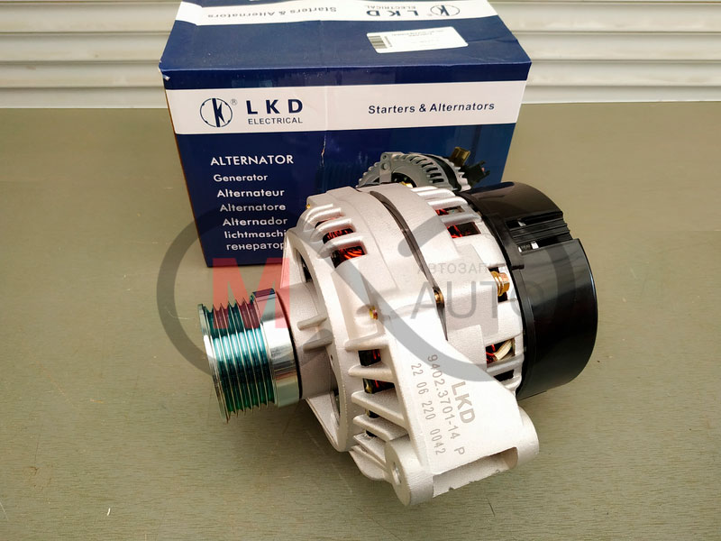 Генератор ВАЗ 2170, 14В 120А, аналог КЗАТЕ, LKD Electrical