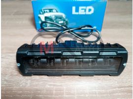 Cветодиодная фара LED 6D (20-40W) двухцветная (2036-6D)