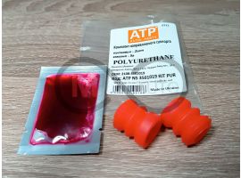 Комплект пыльников направляющего суппорта ВАЗ 2108 (красный полиуретан)