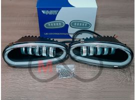 Противотуманные LED фары Daewoo Lanos, Sens  с ДХО, MRT