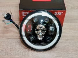 Электрооборудование Led Фара ВАЗ 2106, 2103 ЧЕРЕП (оптика 12/21В, JP150 ватт, 5.75 дюйма) Blaskar