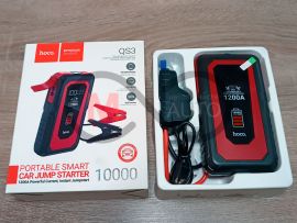 Пусковое устройство (бустер) Hoco QS3 с функцией повербанка 10000mAh 1200A Jump Starter 