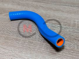 Патрубок картера вентиляции ВАЗ 2110-12, 8 кл., инж., верх. "сапунёнок", силикон синий