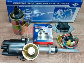 Электрооборудование Комплект БСЗ 2103, 2106 (трамблер, катушка, коммутатор и свечи) АТ