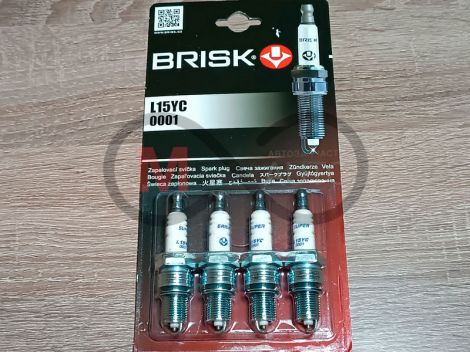 Свеча зажигания BRISK L15Y Classic ВАЗ 2101-2107, 2121 карб (4 шт
