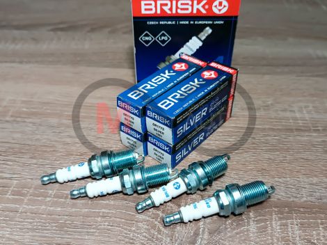 Свечи зажигания 406 дв., LPG Brisk Silver DR17YS 1351 (к-кт 4 шт.)