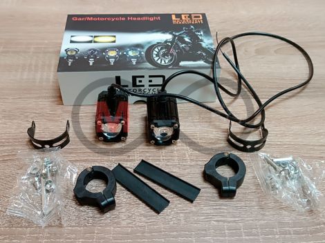 Фара-прожектор СОВА 1 (12/24 40 Вт, жовто-білий, 2 шт.) Motorcstyle