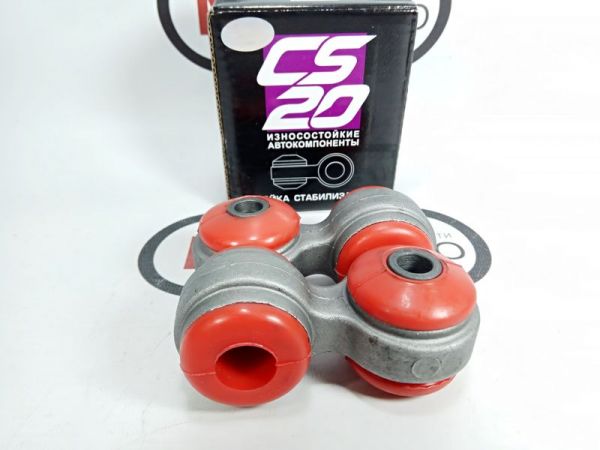 Красные полиуретановые стойки стабилизатора ВАЗ 2112 (яйца 2110)