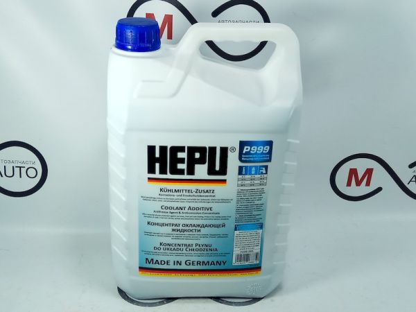 Концентрат охлаждающей жидкости HEPU G11 синий, 5 л