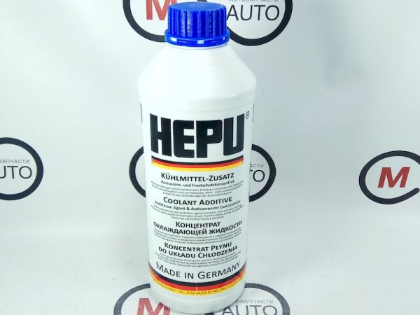 Концентрат охлаждающей жидкости HEPU G11 синий, 1,5 л