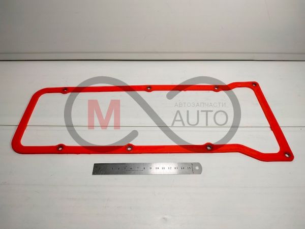 Прокладка клапанной крышки ВАЗ 2101 с металлическими шайбами (красный силикон), Пантус