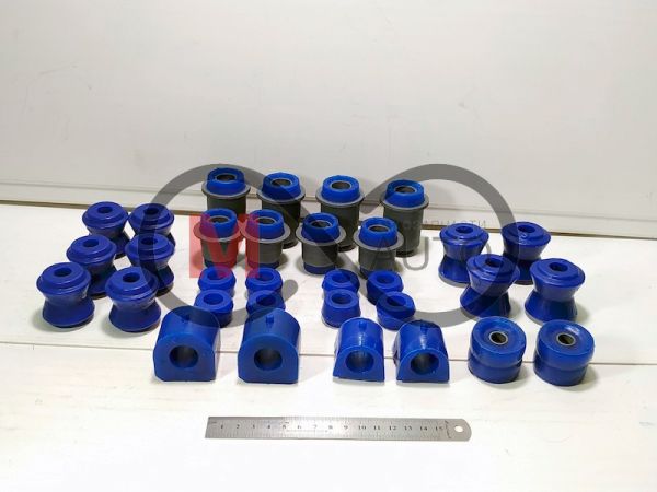 Комплект подвески полиуретановый синий 2121-21213, ПИК
