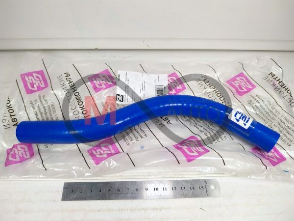 Патрубок расширительного бачка ВАЗ 2121 синий силикон Profi, CS-20