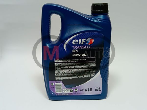 Мінеральна трансмісійна олія ELF Tranself EP 80W90 GL-4, 2л.