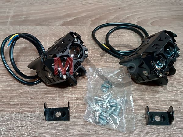 Дополнительная светодиодная LED-фара, модель Сова 2 SMD, 75 ватт (2 шт.) 