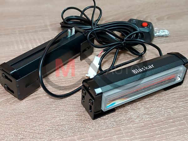 Blaskar G-GZ1T2-COBRL Стробоскоп светодиодный LED красно/синий, мощный, в решетку,комплект