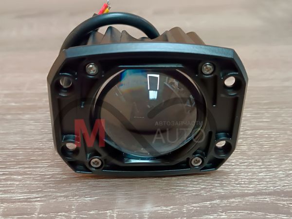 Y-FD12 Дополнительная светодиодная LED фара квадратная 40Вт два режима света