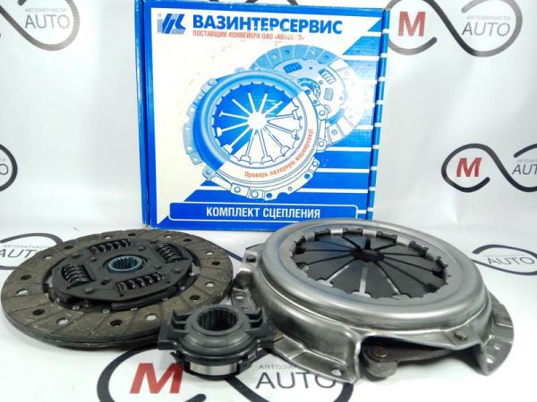 Комплект сцепления ВАЗ 11183, дв. 1,4л (диск нажимной, ведомый, подшипник) кор.уп. (2109 усил.)